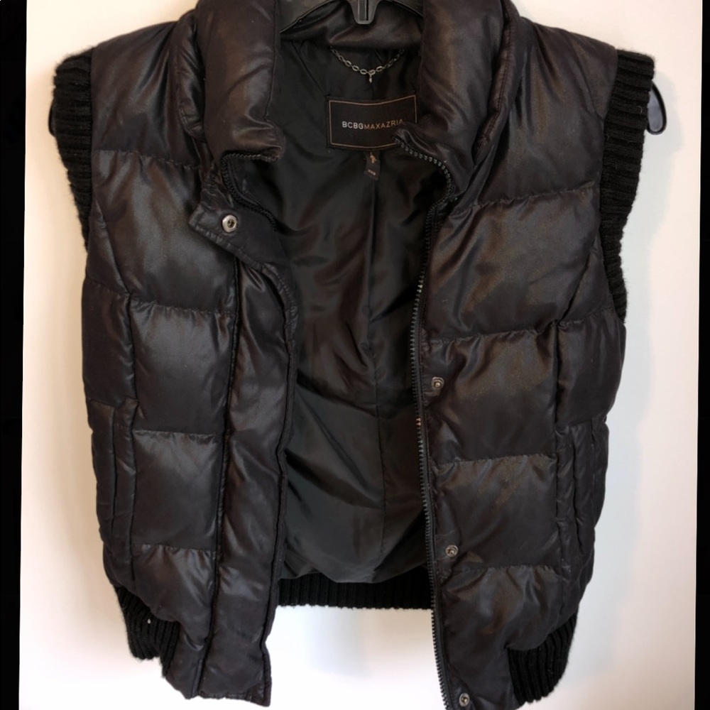 BCBG MaxAzria Black Vest